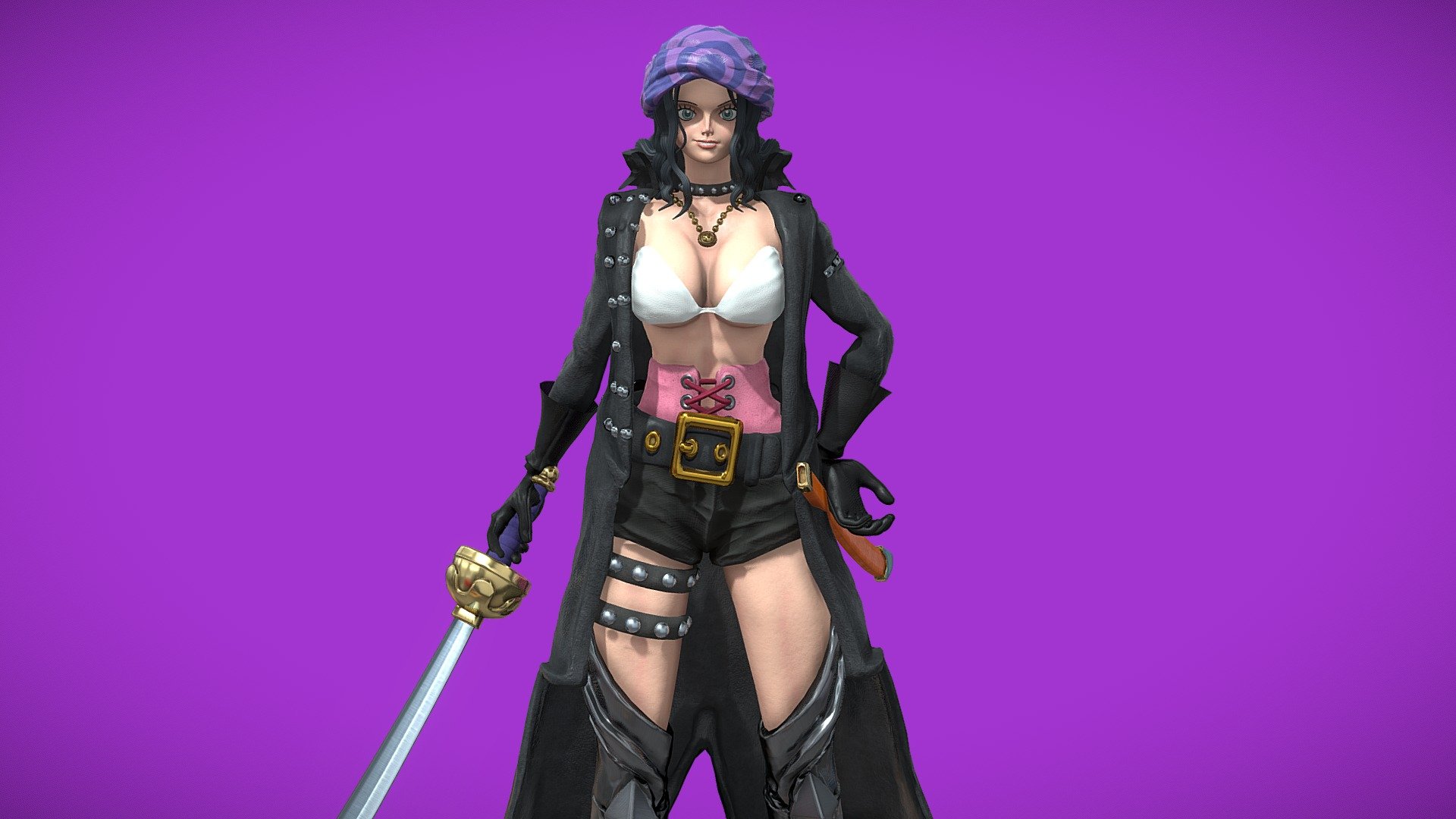 🌸Nico Robin our dear archaeologist of the Straw Hat Pirates and one of the Senior Officers of the Straw Hat Grand Fleet, wearing her outfit in the movie One Piece Red🌸

