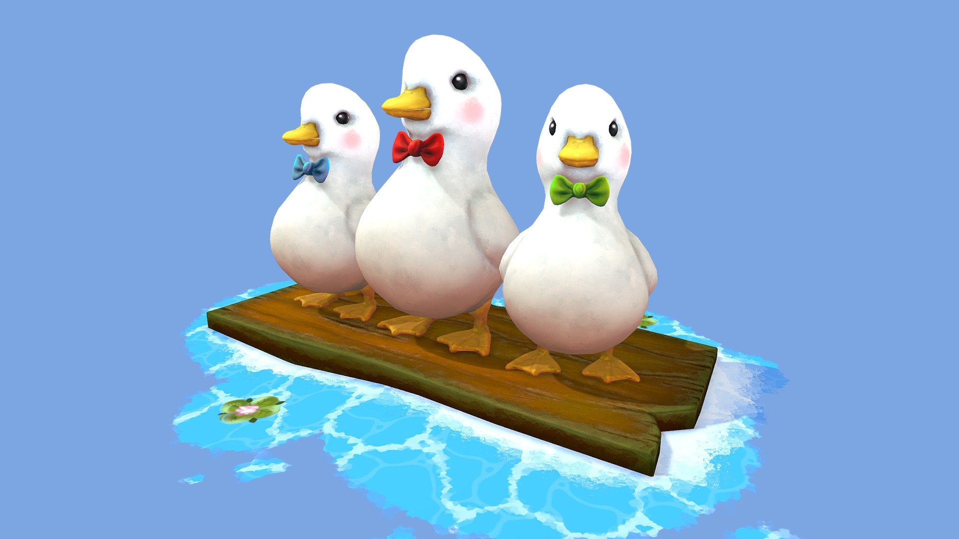 A small sculpting project I have been working on! Hi poly - Lo Poly bakes! Had a lot of fun working on this one! Hope you enjoy the cuteness of call ducks as much as I do! :)

Follow me on my socials! :) 

linktr.ee/Macd3d