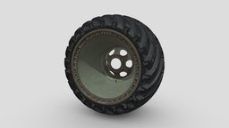 Wheel Arched - Painted steel - Rusty 3d-model-wheel-arched, 3d-model-arched-wheel-of-a-truck, 3d-model-of-military-vehicle-wheel, 3d-model-arched-tire