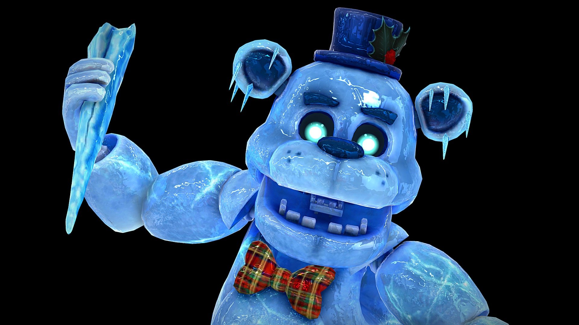 A friendly face, ready for the holidays!

He may have been out in the snow for a little long, but Freddy's always ready to celebrate the holidays!

━━━━━━━━━━━━━━━━━━━━━━━━━━━━━━━━━━━━━━━━━━

Get FNaF AR: Special Delivery on Google Play and the App Store.




https://play.google.com/store/apps/details?id=com.illumix.fnafar&amp;hl=en_CA&amp;gl=US

https://apps.apple.com/us/app/five-nights-at-freddys-ar/id1473886685
