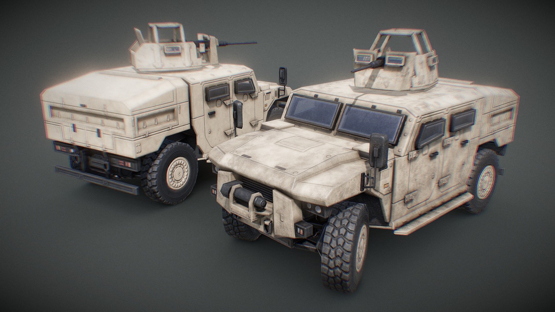 RENAULT SHERPA TOWER M2H2 (DESERT CAMO)
Low-Poly model for the game and VFX

Textures 2048,1024 (Normal,AO,Diffuse,Roughness)
Tris 3,589

https://boosty.to/tsb3dmodels