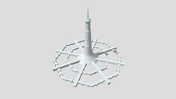 Millennium Gate tower, gate, trek, startrek, federation, wars, galaxy, star, united, millennium, scyscraper, spase, starwars