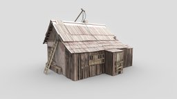 Abandoned House abandoned, wooden, old, cgtrader, oldhouse, wooden-house, abandoned-house