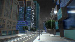 UE City Scene - NEO / SCIFI / Modern scene, modern, road, cityscene, ue4, unrealengine, neo, city, street, ue5