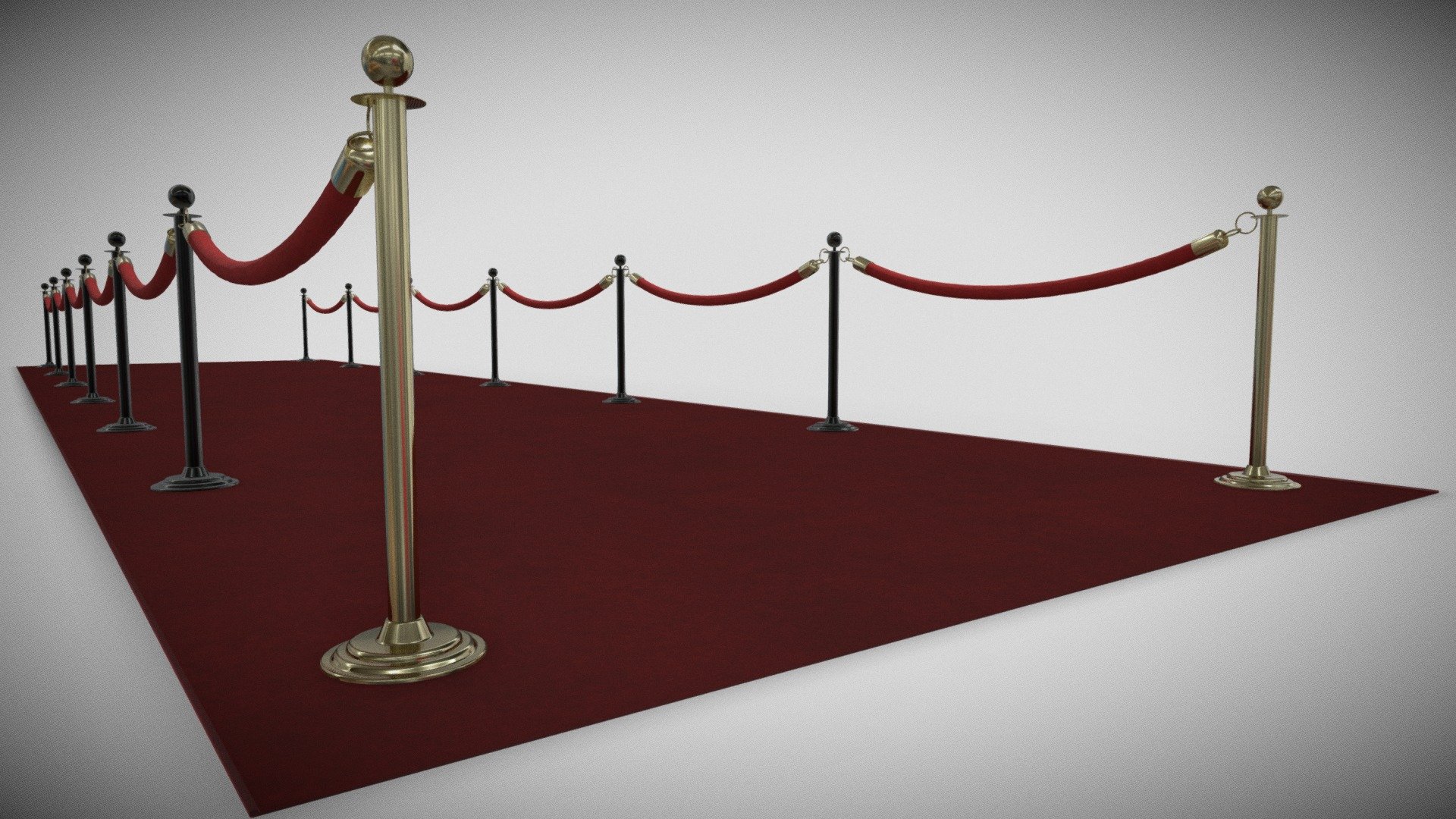3D Red carpet model can be an impressive element for your projects.
low polygon, realistic appearance, realistic coatings, fast rendering.