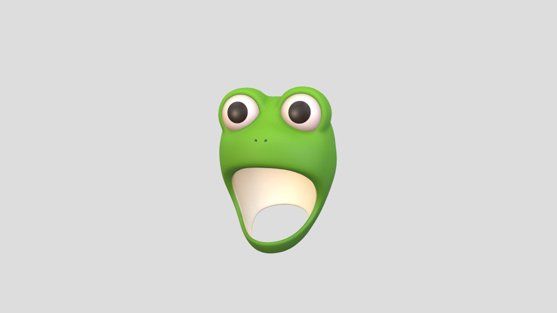 Frog Hat 3d model.      
    


File Format      
 
- 3ds max 2021  
 
- FBX  
 
- OBJ  
    


Clean topology    

No Rig                          

Non-overlapping unwrapped UVs        
 


PNG texture               

2048x2048                


- Base Color                        

- Normal                            

- Roughness                         



2,092 polygons                          

2,076 vertexs                          
