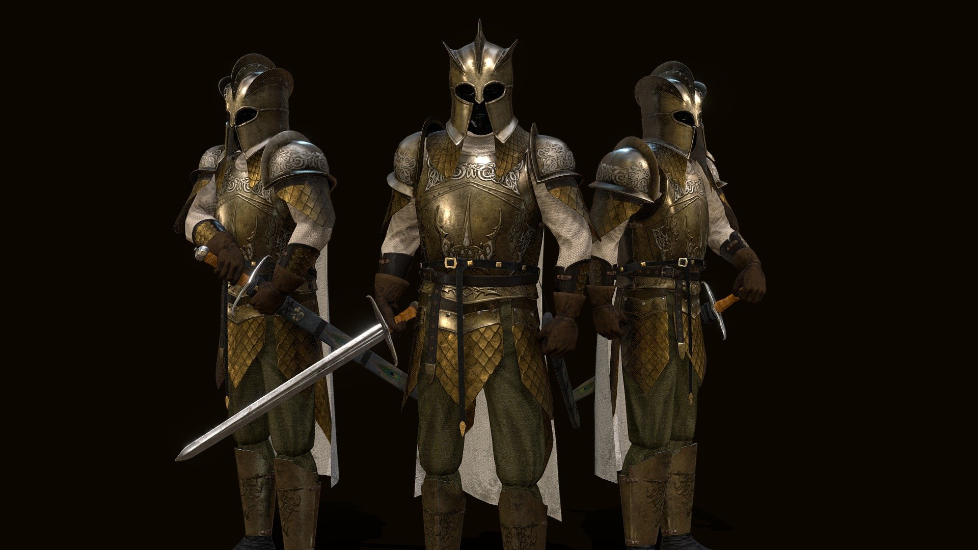 Game of Thrones Kingsguard Armor from Seasons 1-3. Made fow M&amp;B Warband mod A Clash of Kings
https://www.moddb.com/mods/a-clash-of-kings