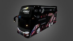 Chibi Indonesia Bus - DVFX chibi, bus, indonesia, chibistyle, chibimodel