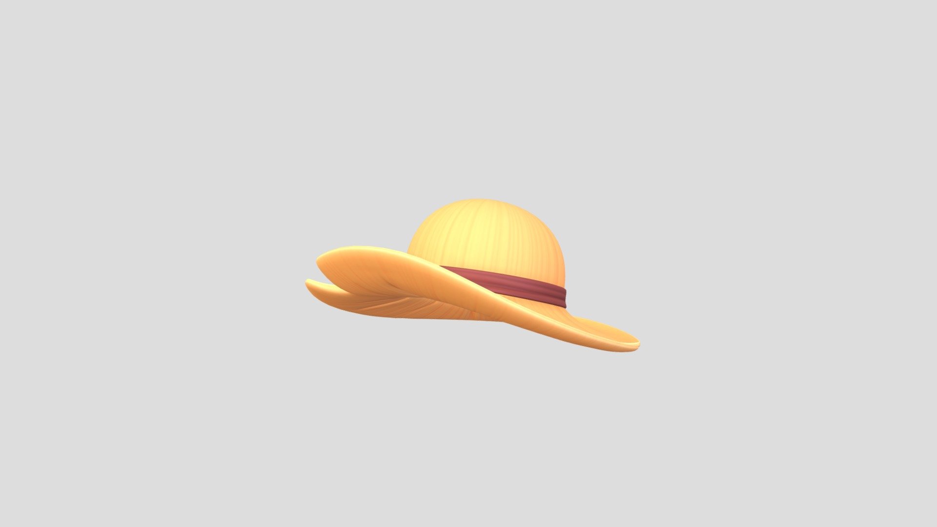 Straw Hat 3d model.      
    


File Format      
 
- 3ds max 2021  
 
- FBX  
 
- OBJ  
    


Clean topology    

No Rig                          

Non-overlapping unwrapped UVs        
 


PNG texture               

2048x2048                


- Base Color                        

- Normal                            

- Roughness                         



1,588 polygons                          

1,622 vertexs                          
