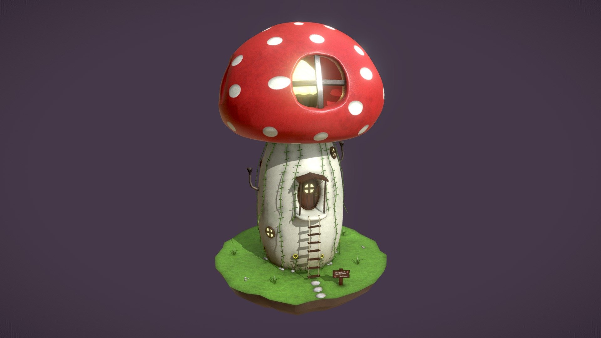 

🍄 My stylised Mushroom Lighthouse 3D model for my first ever #SketchfabWeeklyChallenge! I was inspired by fairy tales, cartoons and such. I wanted to make something really different and unique around the theme and I'm pretty happy with how this turned out. Modelled in Maya. Textures hand-painted in Photoshop. 🍄

UE5 video flythrough: https://youtu.be/dX9CL6nAwUc
UE5 render pics: https://www.artstation.com/artwork/3qB5J2 

More of my work: https://www.artstation.com/theoclarke 
My portfolio: https://theoclarkeart.weebly.com/