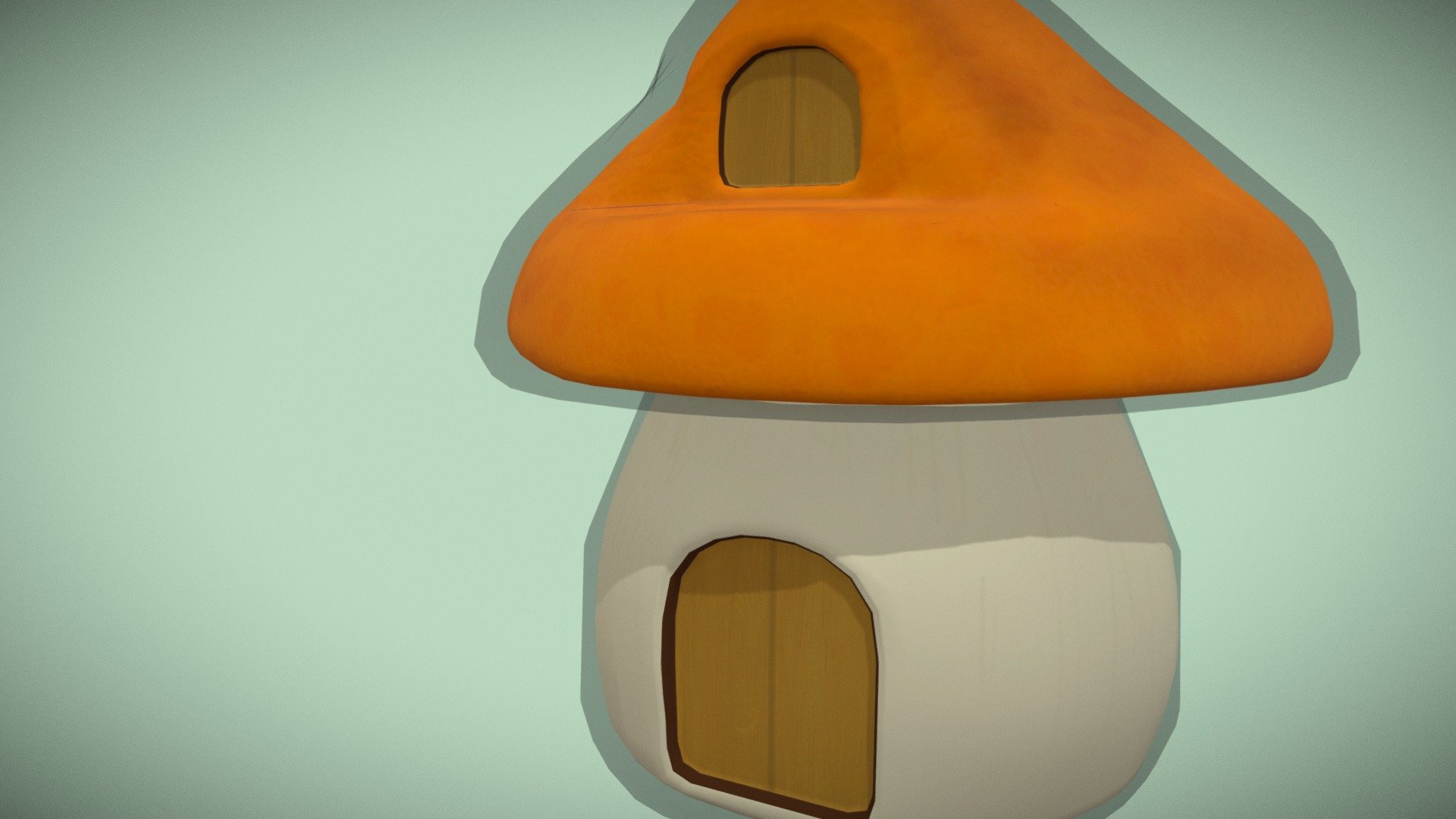 Modelled the Maplestory Logo - Mushroom House