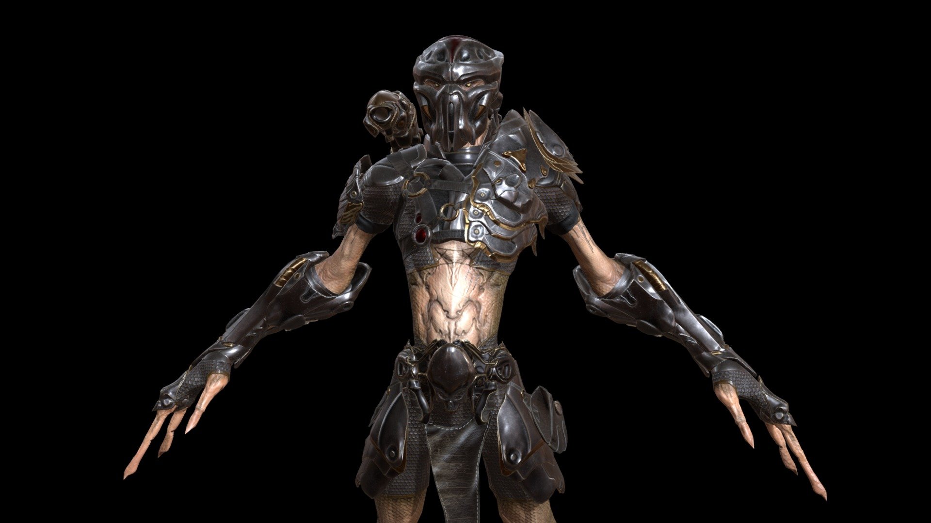 This model has a skeleton of FBX
There is also one set of textures in the PBR format
The model is in A pose.
Other skins, animations, and other additional features are available in other stores, but the model there is much more expensive
If you can then animate it yourself, at the expense of a mixome or other resources, then great. If not, I would consider buying elsewhere.
Here you can spin the model to evaluate its quality and design.