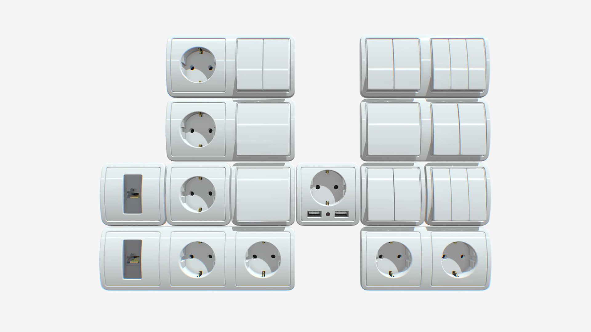A 3D model of an Electrical Socket Type F mostly used in Germany, Austria, the Netherlands, Sweden, Finland, Norway, Portugal, Spain and Eastern Europe, and some parts of Southeast Asia.

Recommended Usage :




Archviz

UE5

Model Specification :




All quads with minimum triangulations

Varied Texel Density

Textures 1024x1024p

Available Textures :




Normal (OpenGL)

BaseColor

Rougness

Metalness
