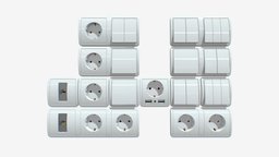 Electrical Socket and Light Switches A2 socket, electrical, switches, fixtures, light