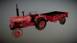 Old Farm Tractor garden, other, vintage, antique, barn, rural, tractor, farm, old, machine, agriculture, gardening, soil, countryside, vehicle, village