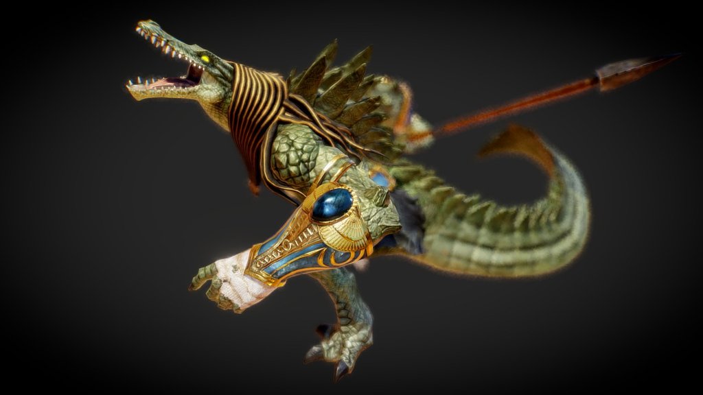 A fierce and powerful creature, Sobek was manifested not by Ra, but by the superstitions of the people of Kemet. He is more elemental than god, so he lacks communication skills and finesse, but he is just as feared and venerated as the rest of the pantheon. Taking the form of a monstrous crocodile, Sobek is the protector of the Nile and shares many traits with the river &ndash; calm and facilitating, but sometimes cruel and unforgiving.

Follow Gods of Rome in Facebook for more information about the game!