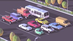 Cartoon Low Poly City Cars Pack kit, mini, truck, vehicles, toon, little, toy, track, set, van, urban, jeep, smart, pack, corvette, toyota, lotus, motion, isometric, bundle, game-ready, crane, illustration, chrysler, low-poly, cartoon, asset, game, vehicle, lowpoly, gameart, design, usa, car, city, cinema4d, sport, c4d