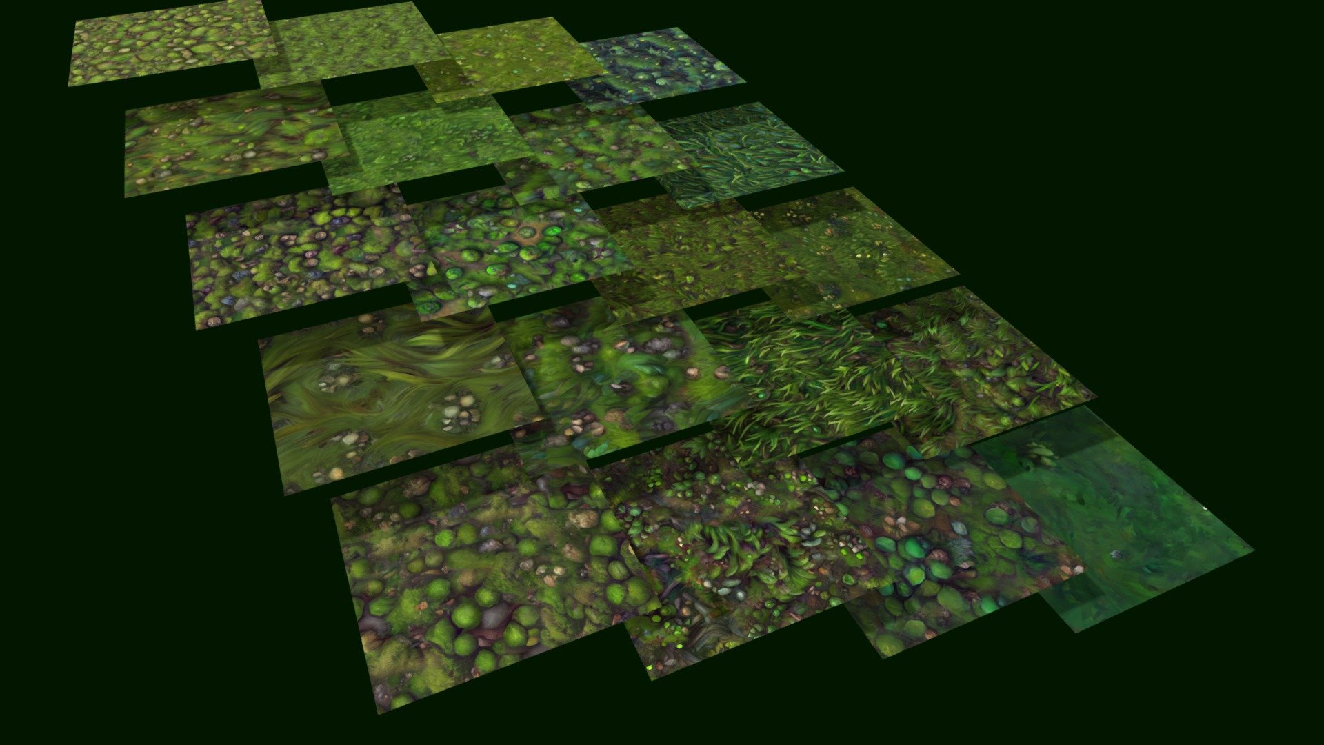 Add the forest-grass textures into your levels! 
Textures were manually crafted to be tileable, meaning they will have no seams.




20 Color Textures (tileable)

2048 x 2048 size

Hand Painted

Mobile friendly

Help us by rating and commenting, this will motivate us to create more assets and improve :)