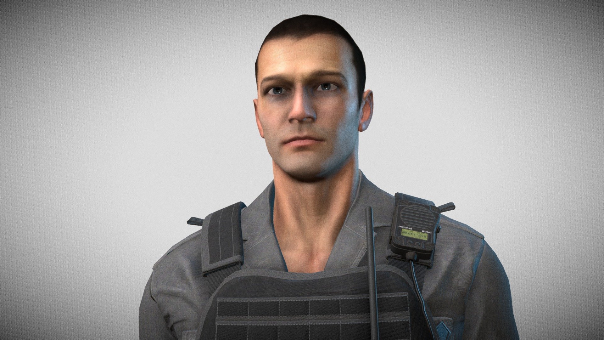 Game-Ready PBR low-poly model of a modern US soldier. All materials and textures are included. The textures of the model are applied with UV Unwrap. Normal map was baked from a high poly model. Including 3dsmax and Blender, OBJ and FBX. Model is rigged and has a standard skeleton for Unreal Engine and Unity. The Character has no animation, the video only shows a demonstration.

20649 polygons 37038 triangles 19262 vertices

Maps, tga:

armor (4096x4096) bag (4096x4096) boot (2048x2048) defence (2048x2048) glove (2048x2048)
head (4096x4096) pant (4096x4096) shirt (4096x4096)