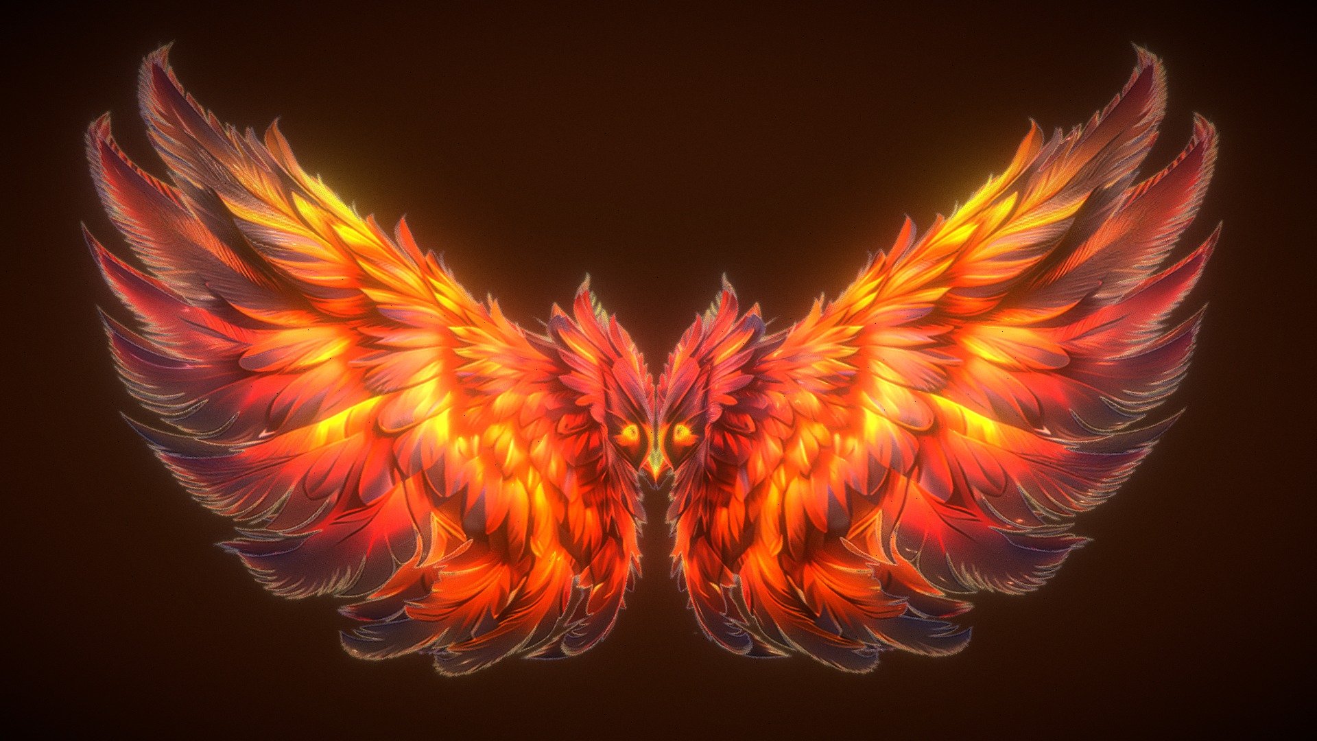 These very low poly realistic like style phoenix wings come animated and ready to attach to a character or object. The root bone can be parented to any other object or bone leaving a wide range of versatility. This set is the 7th one of the wings collection assets we are releasing. The texture was made using AI image generator software (Midjourney)

Images:

Albedo-Diffuse - 2048 x 2048 

Normal Map - 2048 x 2048

Vert count - 220

Tri count - 340

These wings have your own animations: 

Pose-0

Block

Fly_1

Fly_2

Fly_3

Idle_1

Idle_1_with_Wind

Idle_2

Idle_2_B

Idle_2_B_with_Wind

Plane-1

Plane-2

Plane_3

Bugs\problems\need more animations or budget => Dr.Carvalho#2557 (discord)