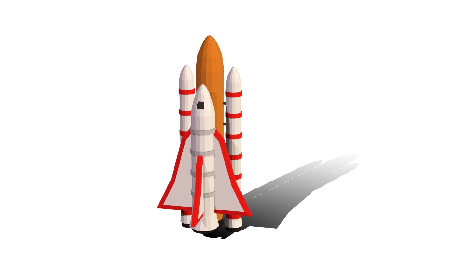 A really simple low poly rocketship/space shuttle that is shooting throughout the stars!

File Formats





FBX 




glTF




OBJ




STL




Native 3.5 Blender File



STL is recomended for 3d printing

Polygons: 5,264

Vertices: 2,460
