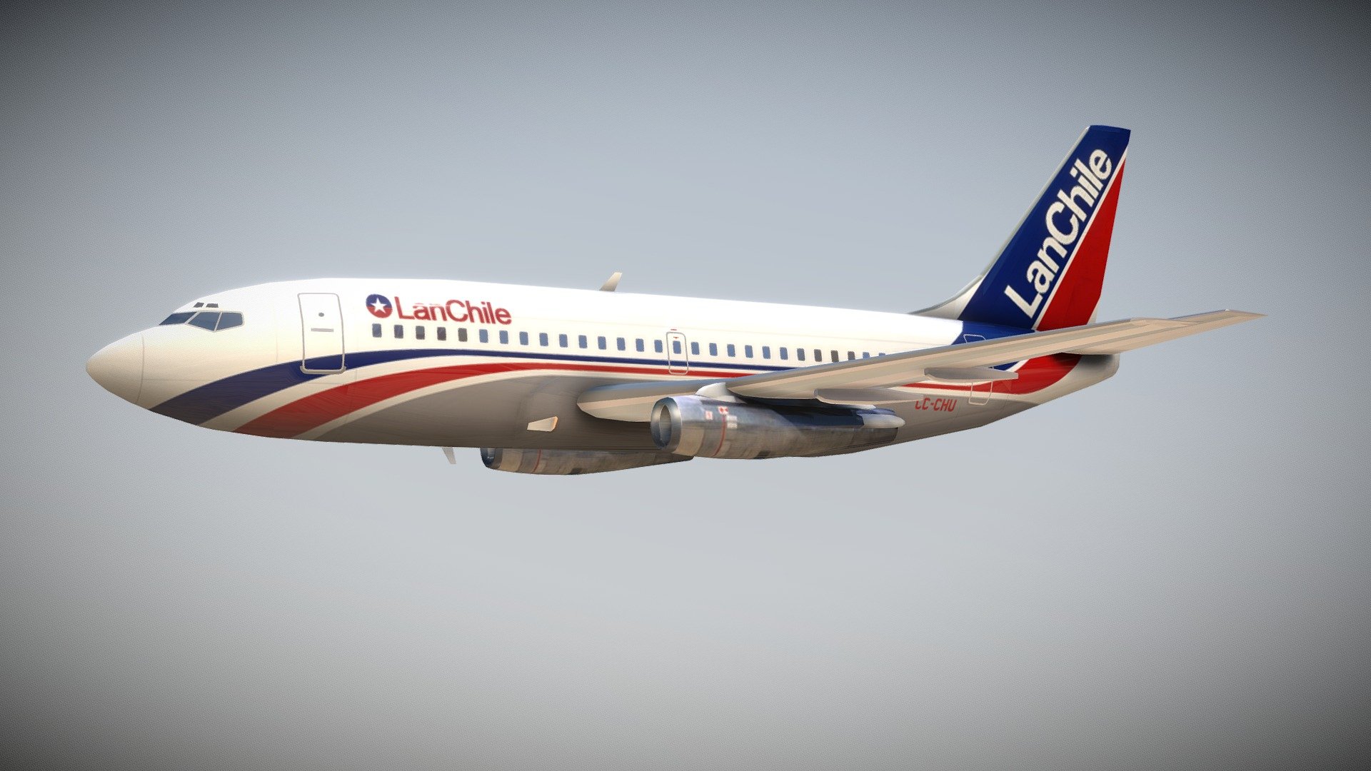 LanChile 737 in old liveries