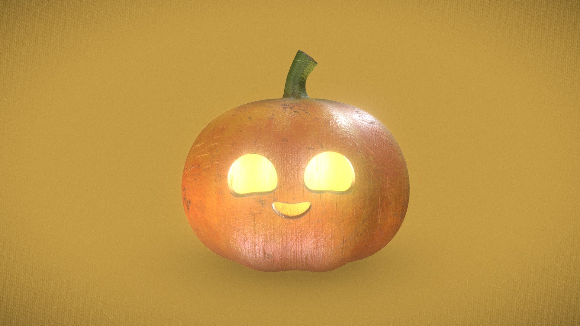 This is a cute Jack-o'-lantern than i made in blender and texturised in substance painter