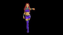 Starfire fanart comic, titans, dc, teen, starfire, -woman, zbrush