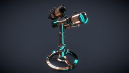 Telescope_Victorian victorian, steampunk, telescope, stars, copper