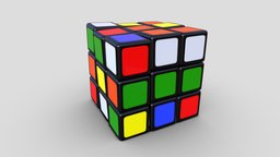 Photorealistic Rubik's Cube cube, toy, puzzle, ryan, rubix, art