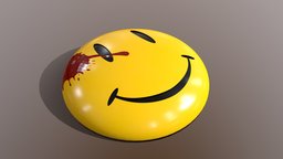 Smiley Face face, blood, solidworks, movie, smile, badge, splatter, watchmen, geek, smiley, comedian, character, zachsnyder