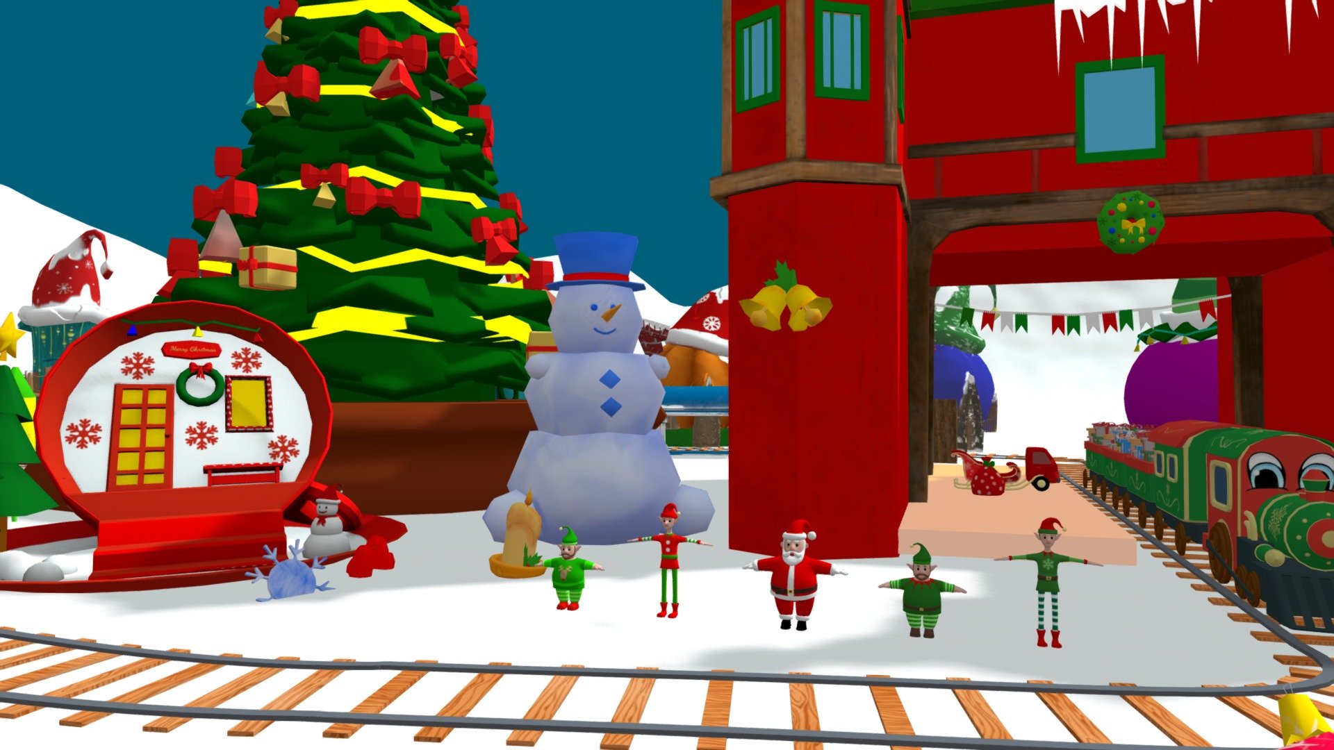 Christmas pack is a comprehensive, all-in-one gaming pack that includes everything you need to create a cartoon and magic immersive gaming world.


From Santa, Elves and magic train to buildings and environment assets, the Christmas pack has it all. With this pack, you can create your own winter wonderland right in Unity.

The Christmas pack contains:




A high-quality Santa model with festive textures

3 unique character models with 2 skin options

A detailed magic train with 4 carriages and associated props

12 complete buildings with multiple textures and style options

15 environmental assets including trees, gifts, Christmas socks etc.

This is a Bundle of Santa Claus and Elves Christmas Characters.

With this pack, you can create a festive gaming world that your players will love.  

We look forward to your feedback so we can create more assets for YOU!

Includes Files: FBX, Blender, DAE, OBJ, STL and Textures All