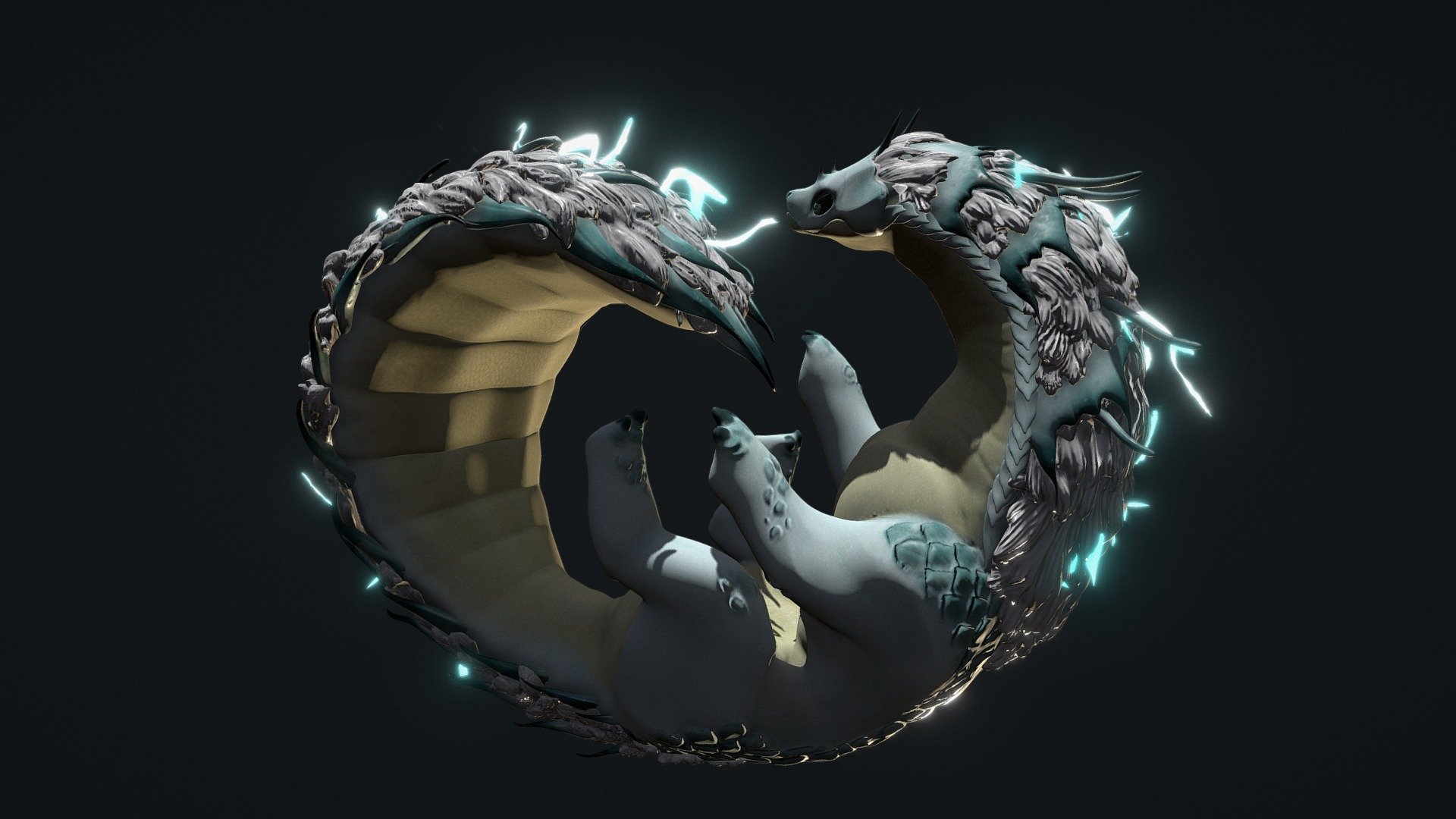This is my take on the cute version of the Toby Kadachi, an animal in between a snake and a squirl from Monster Hunter.
The concept i worked from was made by Alexandre Zedig Diboine who redesigned a bunch of monsters from monster hunter into cute creatures.
This concept left a lot of blanks which alowed me to make my own interpretation of it.