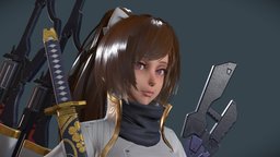 Final Gear Fanart 九條綾(Aya Kujyou) final, girl