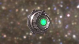 Bionic Eye eye, sci, fi, robotic, rig, mecha, bionic, rigged