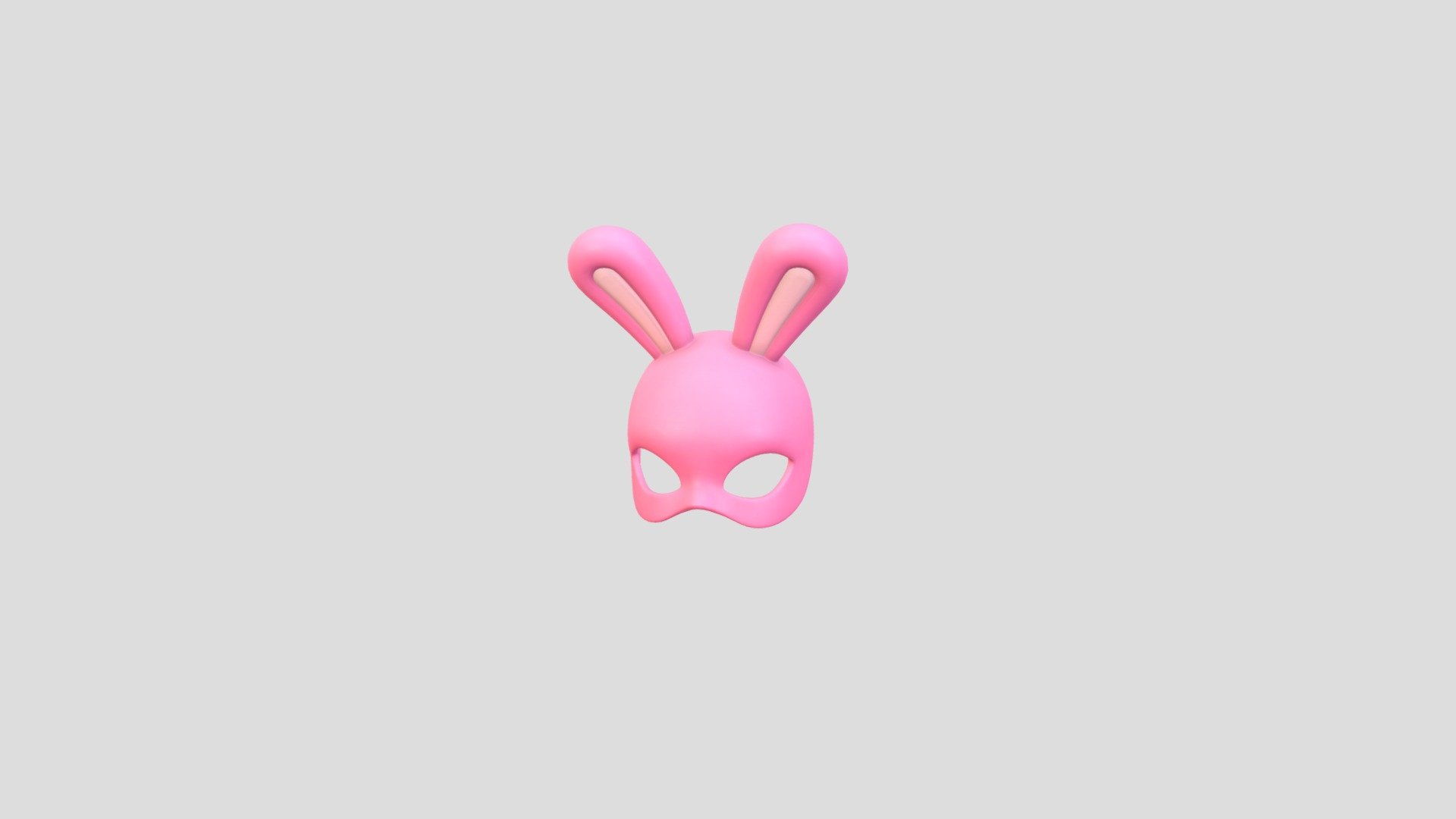 Rabbit Mask 3d model.      
    


File Format      
 
- 3ds max 2023  
 
- FBX  
 
- STL 
 
- OBJ  
    


Clean topology    

No Rig                          

Non-overlapping unwrapped UVs        
 


PNG texture               

2048x2048                


- Base Color                        

- Normal                            

- Roughness                         



1302 polygons                          

1300 vertexs                          
