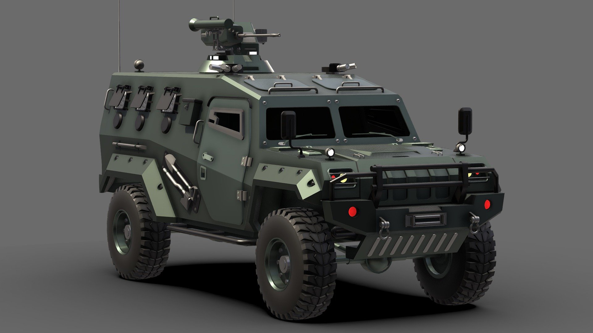 The Pindad Komodo or Pindad Dragon for export markets is a 4x4 light armored car developed and produced by Pindad. The vehicle was developed after Indonesian president Susilo Bambang Yudhoyono made a visit to Pindad's main office and asked them to create an indigenous tactical vehicle in order to serve the needs of the Indonesian police and military as an alternative to other 4x4 tactical vehicles such as the Humvee as a personal challenge to the company.