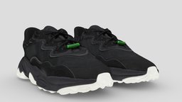Adidas Original Ozweego Black people, urban, secondlife, ar, shoes, imvu, sl, nike, trainer, footwear, tactical, sneaker, adidas, yeezy, sims, jordan, streetwear, shoescan, nft