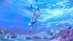 PEARL DIVING IN UAE dubai, diving, xnormal, ocean, water, uae, dhow, 3dsmax, substance-painter, zbrush, animated, sea