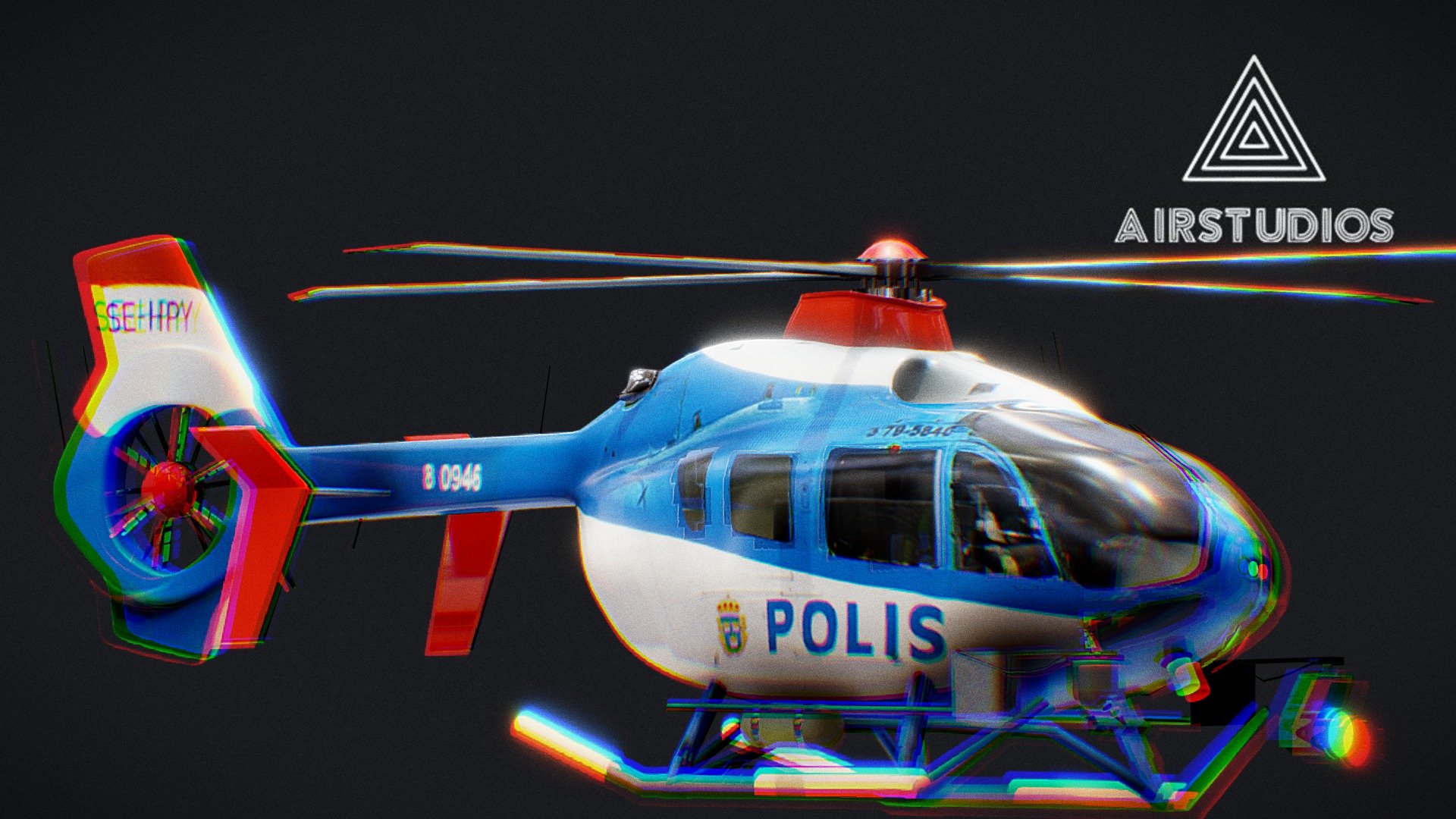 Police Helicopter Airbus H135 (Swedish)

Made in Blender