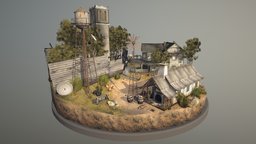 'The Walking Dead' Inspired Cityscene walking, dead, farmhouse, inspired, western, cityscene, farm, the, suburban, digitalartsandentertainment, thewalkingdead, digital3d, farmland, zombieapocalypse, low-poly, lowpoly, city, zombie, zombiescene, lenderd, antonissen