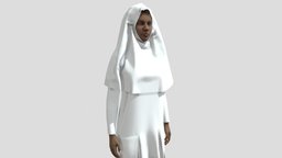 Middle-eastern Woman in Dress - Rigged Archviz archviz, cloth, people, standing, dress, arab, woman, casual, ue4, 3dpeople, saudi, marvelousdesigner, 3drender, middleeastern, architectural-rendering, character, animation, human, saudi-arabia, people-models