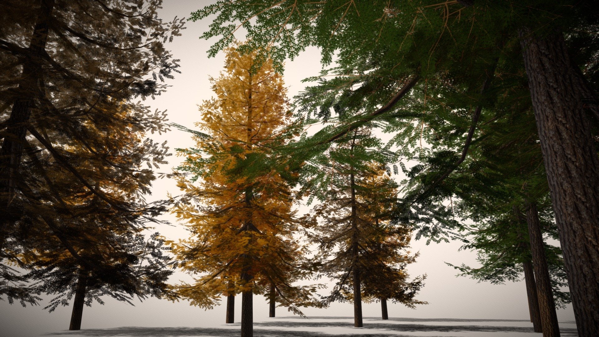 Pine Trees Low-Mid Poly

Full Scene File :Click Here

Note: The above Pine-Tree Showcase file is also included.



Asset Pack Description:-



5 types of Pine Tree mesh with Color Variations

Road and Rails mesh Modular(Use Array with Curve Modifier)

Full Scene fbx included

Textures Included


Additional Files Structure:-



Export Folder contain all the fbx model

Texture folder contain all the Textures

Pine Trees Blend file with SceneFile


Additional Notes/Tips:-



All Trees have Poly Count Less than 12k

Use subsurface/Translucency with lighter shade of leaf Texture using Brightness/Contrast in shader editor.

Roughness map on Leaf not applicable use value 0-1 according to your requirements and use lower secular Value unless you want some shiny Leaves

Use Color variation with same Normal And Opacity Mask in Shader Editor.


Thank You!
Contact me :nk.vmc.s@gmail.com
