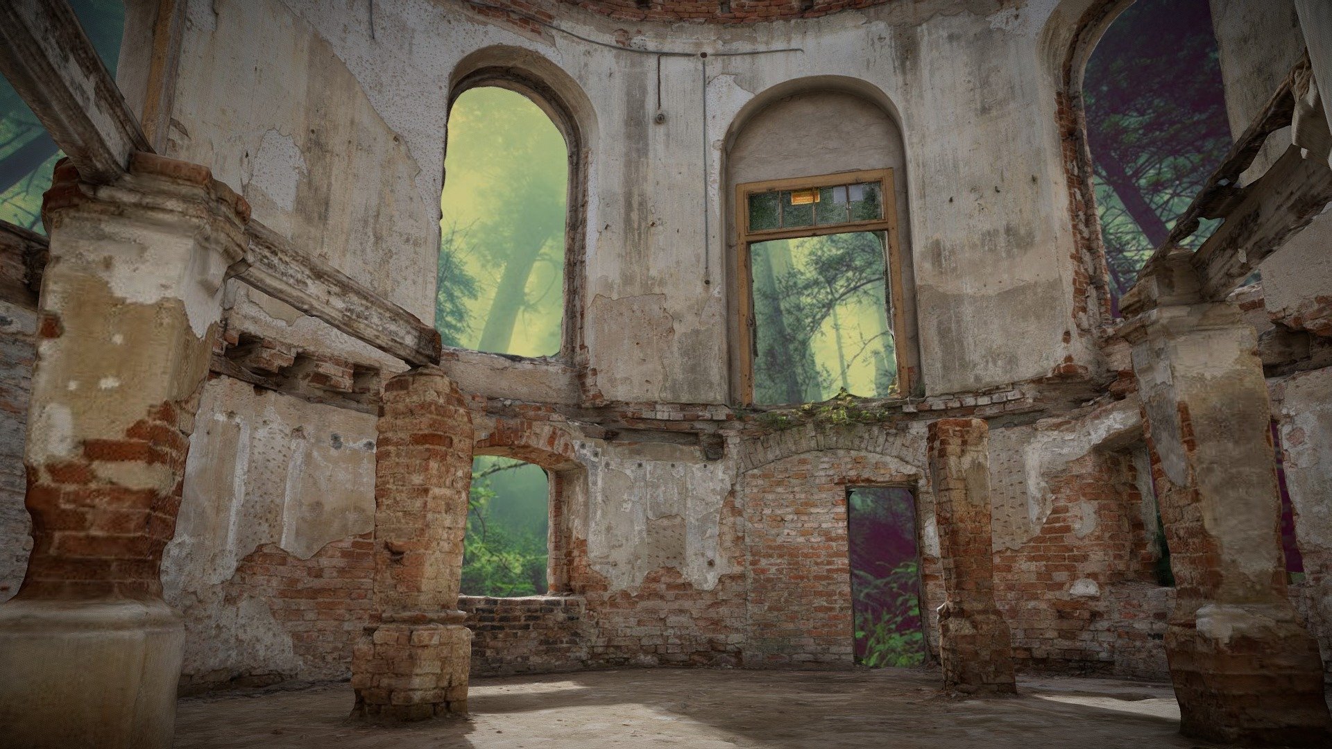 The money earned from the sale of 3D models will be used to help people harmed by the flood in Poland.

The collection deadline is September 30, 2024.

Old ruined oval room in baroque palace.

Created in RealityCapture by Capturing Reality from 215 images and laser scanning 3d.

If you like my work leave a like or comment and follow me for more! Thanks :)