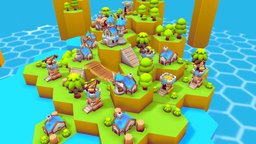 (FREE) Low Poly Game Assets tree, landscape, forest, b3d, set, medieval, pack, uvw, isometric, illustration, gamepack, low-poly, cartoon, asset, game, 3d, blender, art, texture, lowpoly, gameart, gameasset, city, building, simple, sea, gameready, gamereadyasset3d, noai