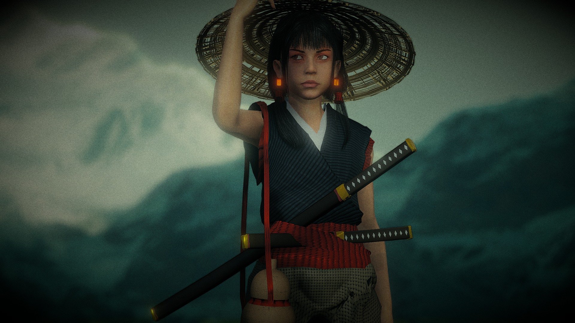 Water Lily Lantern - Guweiz FANART design model. 
Original design by Guweiz.
Sculpt in blender. 
Rigged with mixamo names. 
sss Subsurfacescattering .