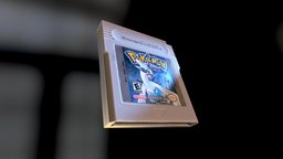 Pokemon Silver Cartridge advanced, pokemon, gameboy, prop, vintage, retro, console, nintendo, 8bit, cartridge, realism, realisticmodel, high-quality, gamefreak, gameboycolor, props-game, texturing-substance, texturing, lighting, blender, blender3d, pokemonsilver