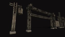 Industrial Pillar and Pipe Assets - PolygnomeS pipe, console, fps, rusty, pillar, tps, industrial, environment