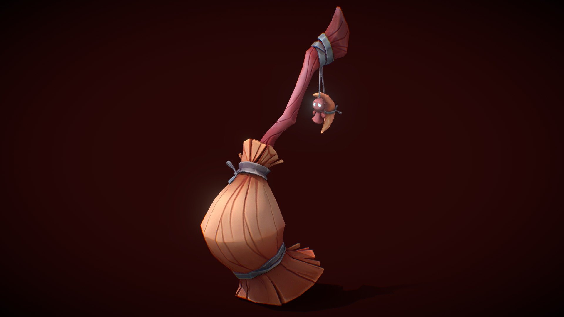 Game-ready stylized witch broom with hand-painted texture. This is one of four quick witch props I wanted to do to test various things with stylized art in Zbrush and Substance Painter. I'm planning to post a few more in the near future. Based on the concept art by Kseniia Semenova:
https://www.artstation.com/artwork/3oyWEo
Hope you like it :)