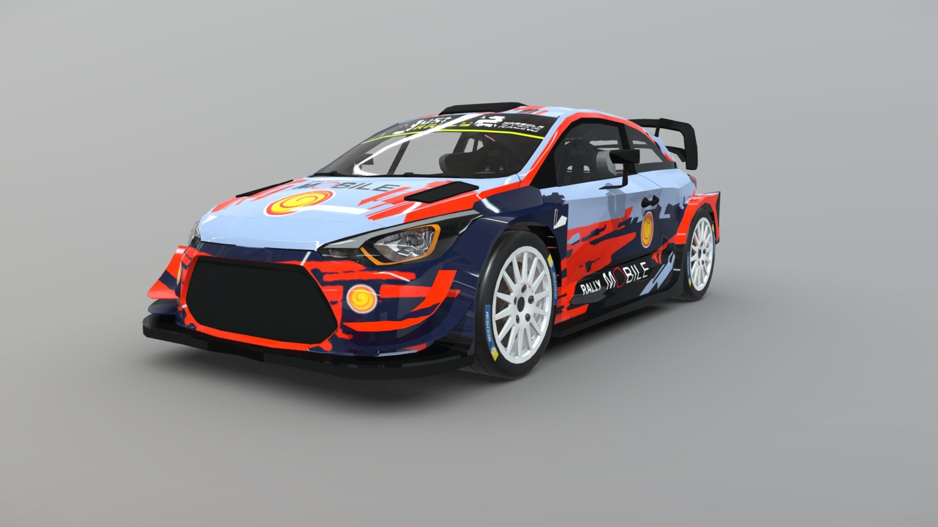 Get it on the Unity Asset Store!

A realistic rally car optimized for a mobile racing game with detailed interiors and single door, paradish, trunk objects to make them open/close or brake&hellip;

-You can find an UV Image and baked shadows to make your own livery designs!:)